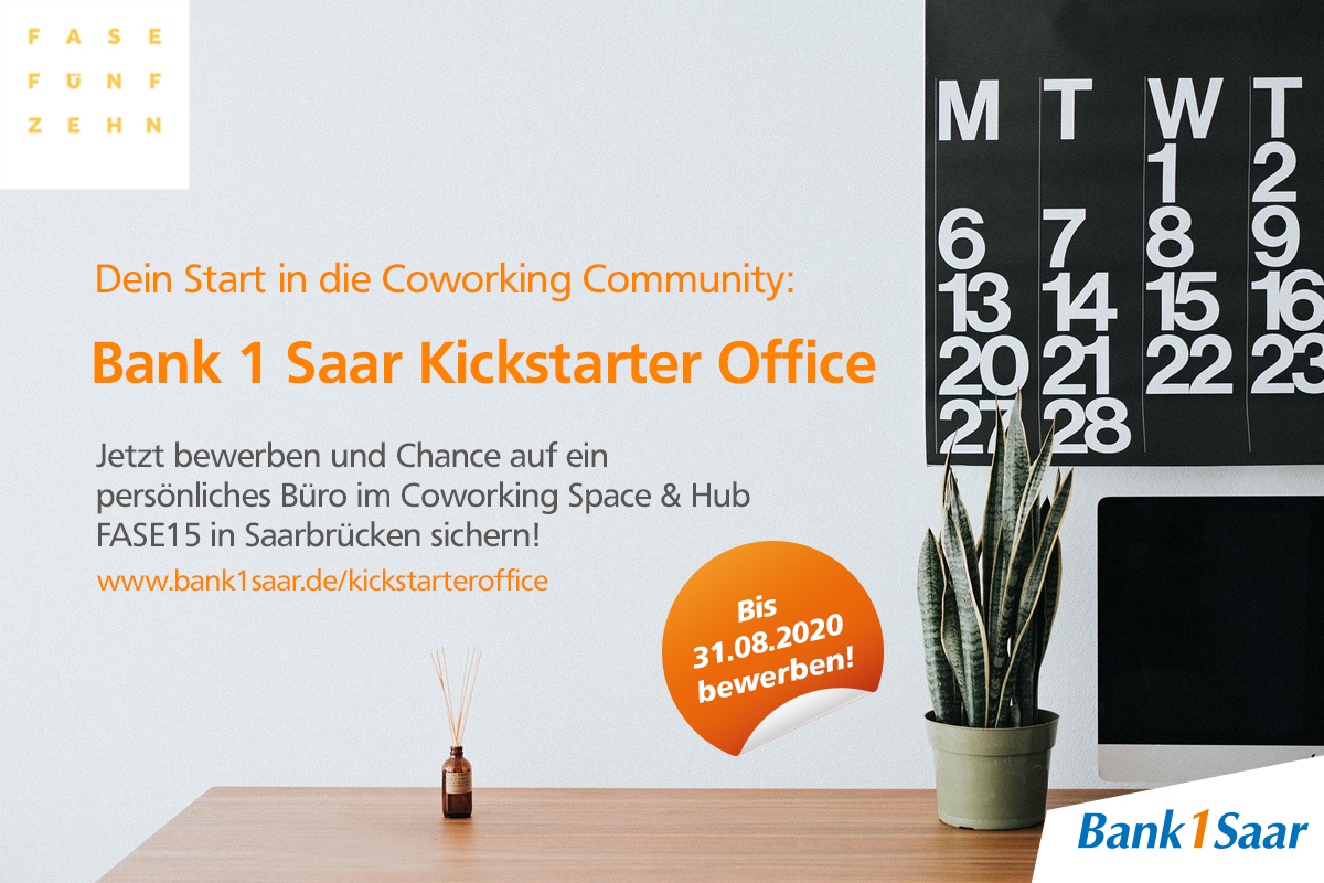 Bank 1 Saar Kickstarter Office