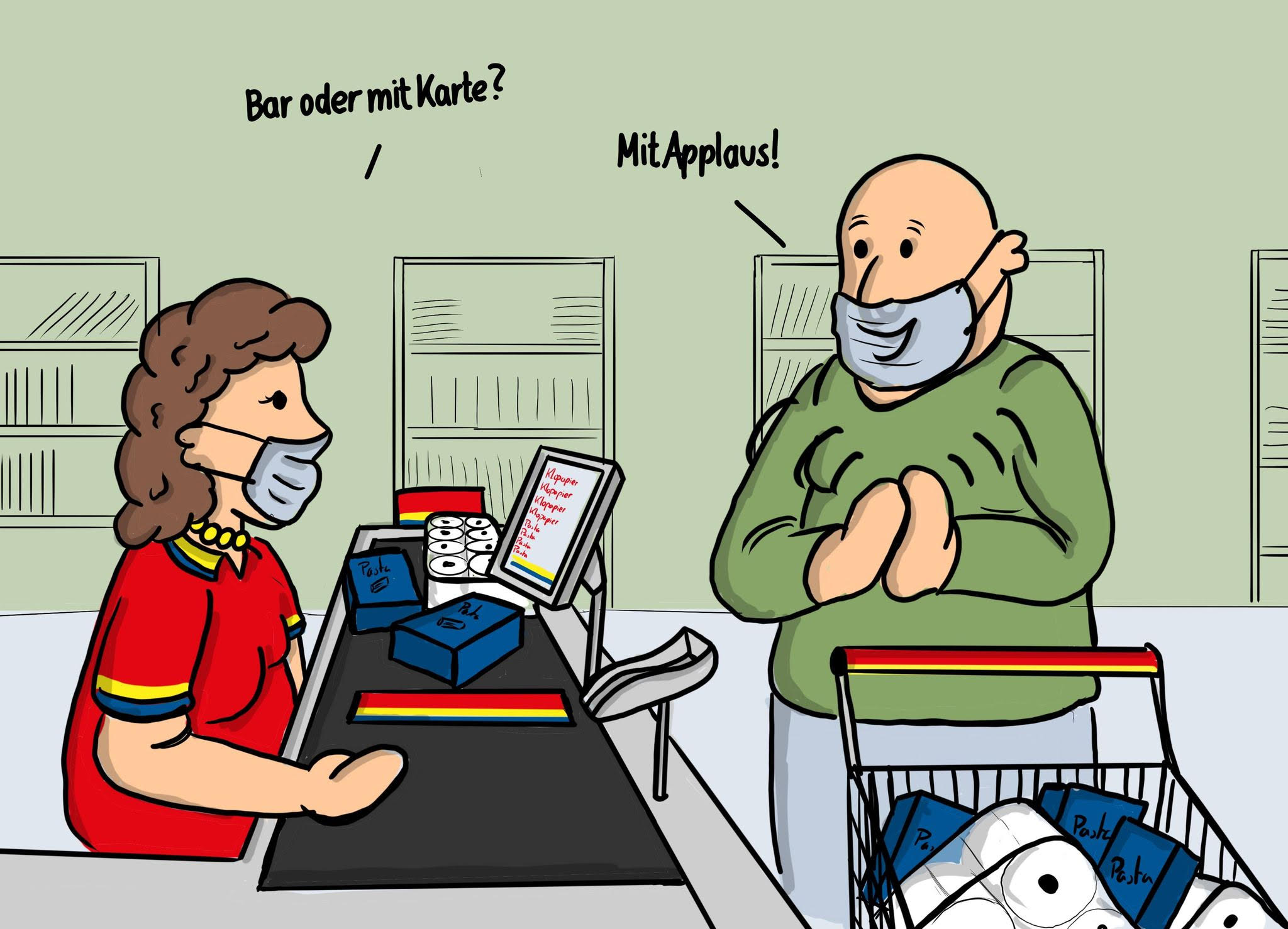 Felix Gropper Karikatur