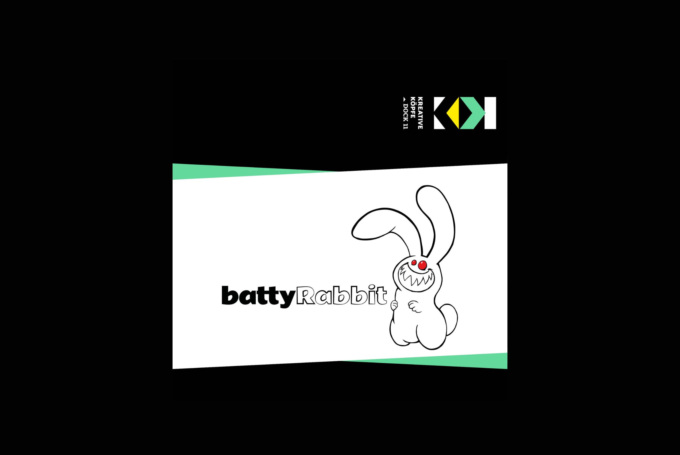 battyRabbit stellt sich vor - Logo mit Kaninchen