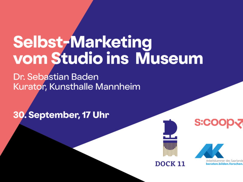 Online-Workshop »Selbst-Marketing vom Studio ins Museum«