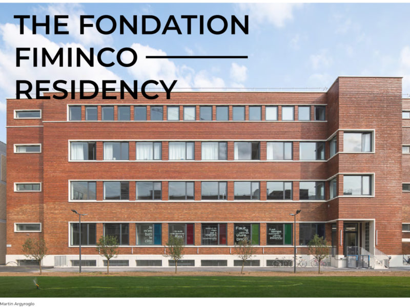 Kuratorische Residenz Fondation Fiminco 1