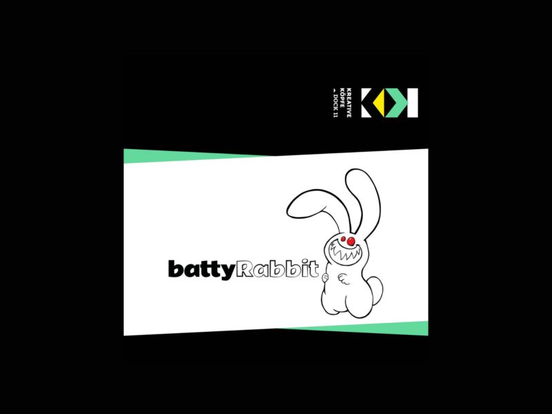 battyRabbit stellt sich vor - Logo mit Kaninchen