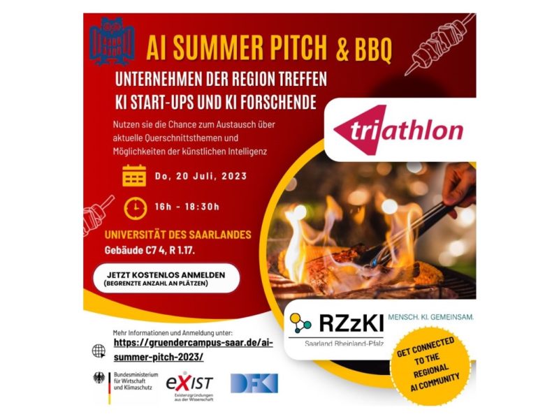 AI Summer Pitch mit BBQ