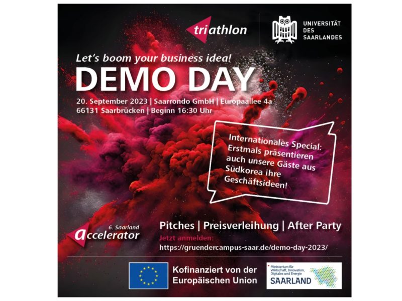 Demo Day des Saarland Accelerator!