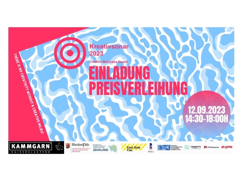 Preisverleihung Kreativsonar 2023