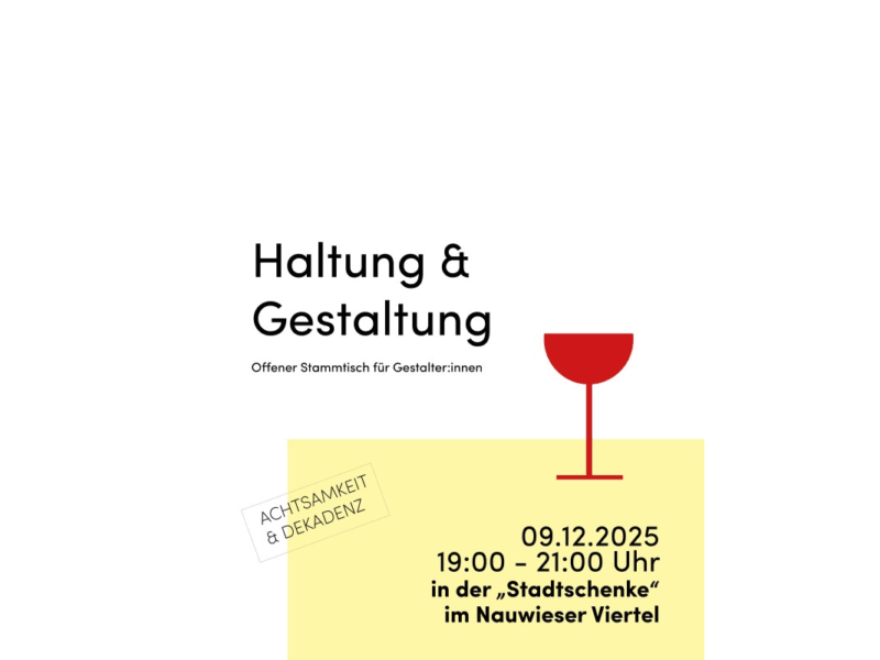 Haltung & Gestaltung #40